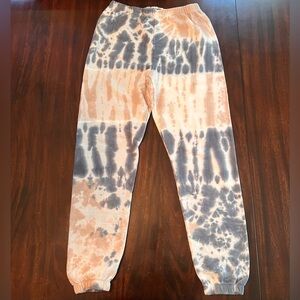AR-33 Blue and CreamTie-Dye Joggers - Medium